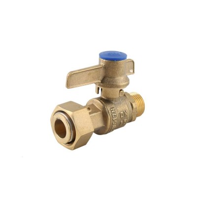 Straight Brass Lockable Ball Valve With Short Delivery